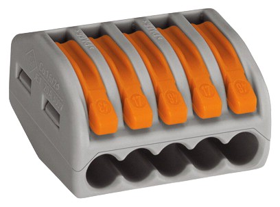 SVORKA WAGO 222-415 5X2,5 ORANZ. PACKA