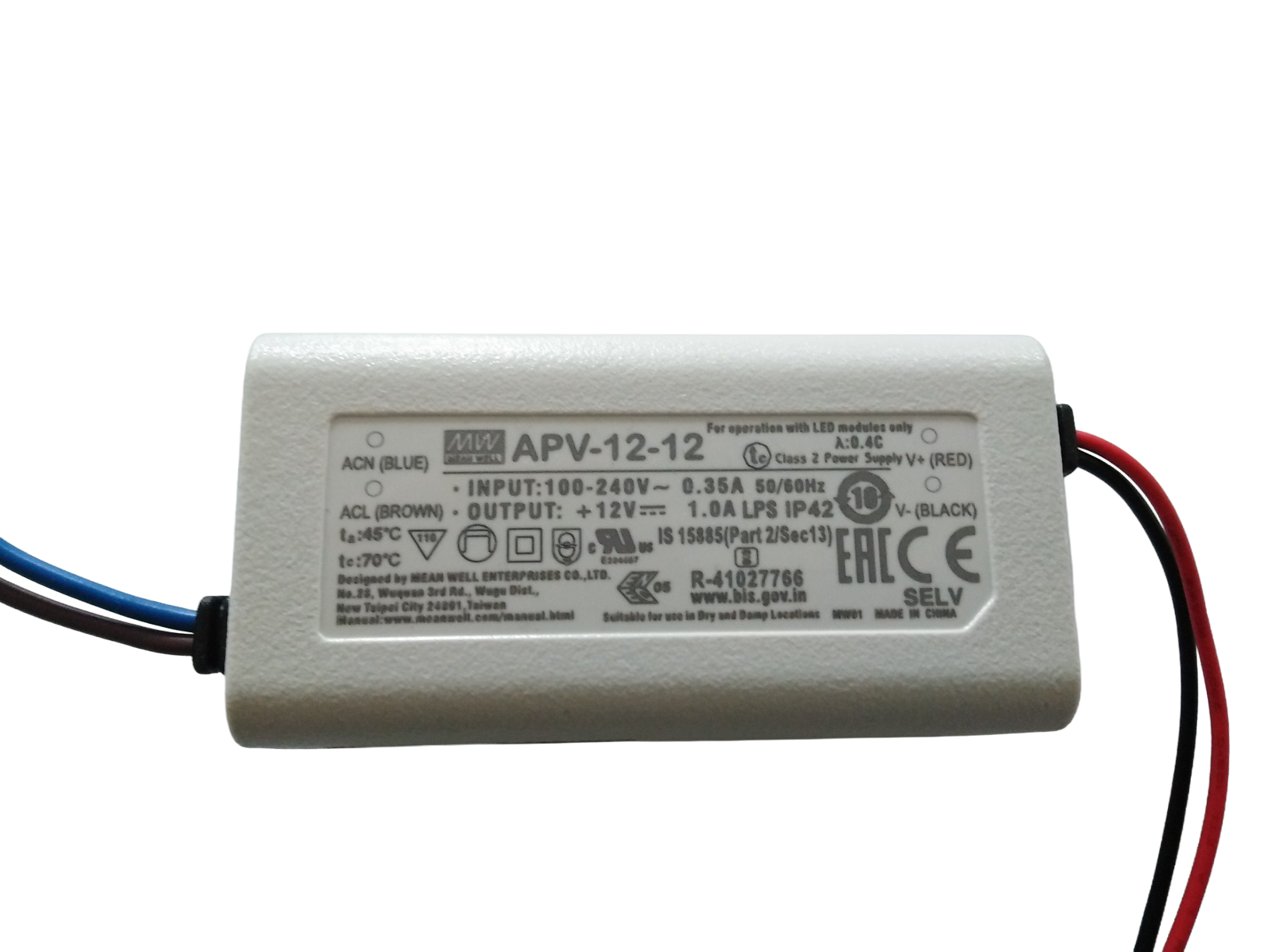 Zdroj MEAN WELL APV-12W-12