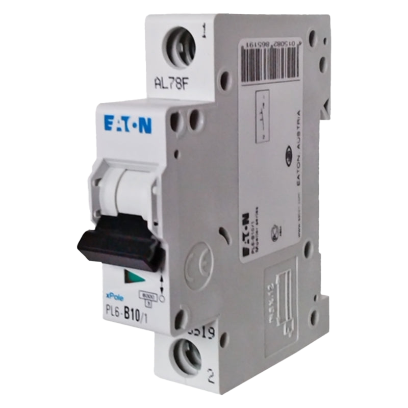 Eaton PL6-B10/1 | Jednopólový jistič 10A charakteristika B