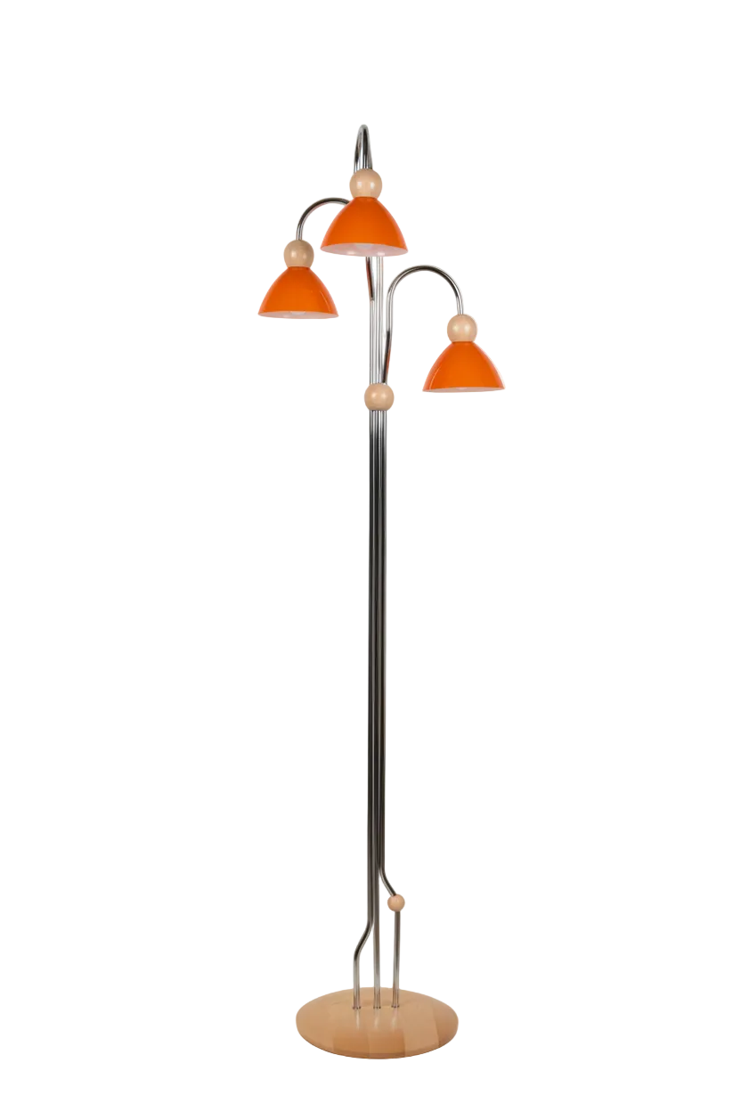 Stojací lampa D3 - oranžová varianta