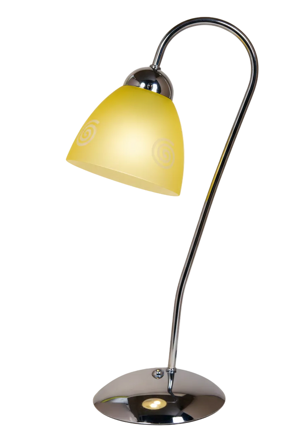 Stolní lampa - matná žlutá varianta
