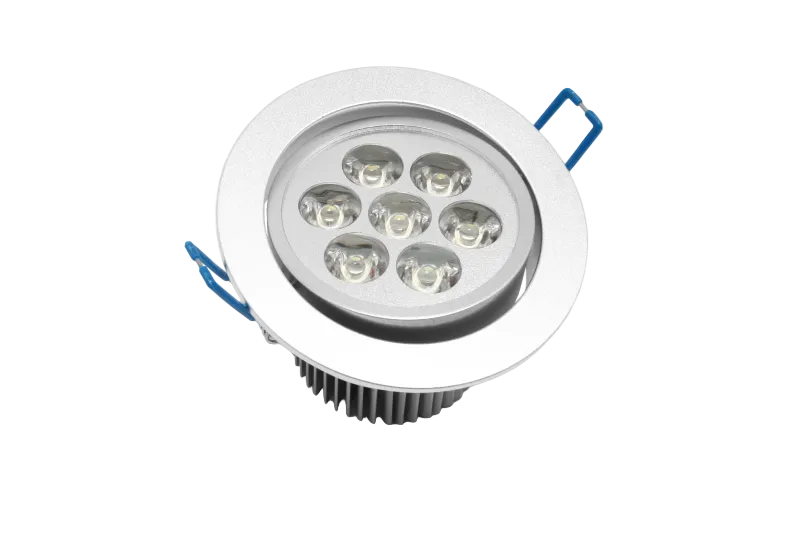 LED SPOT 105 - 7W stříbrná