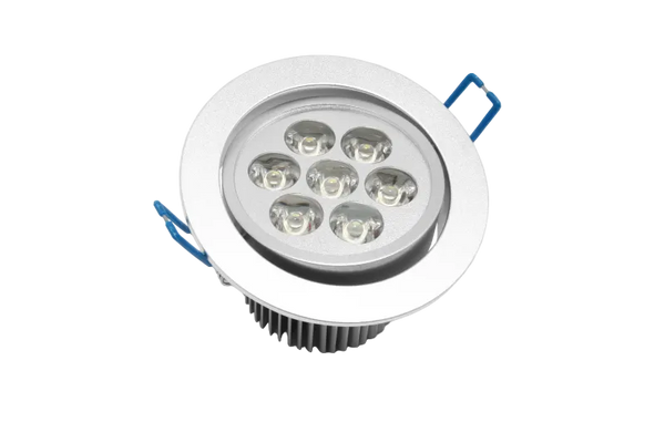 LED SPOT 105 - 7W stříbrná